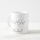Mug du nom du peptide Vali (Devant gauche)