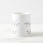 Mug du nom du peptide Vali (Centre)