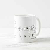 Mug du nom du peptide Valter (Devant droit)