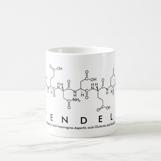 Mug du nom du peptide Vendela (Centre)