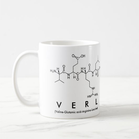 Mug du nom du peptide verl (Gauche)