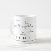 Mug du nom du peptide verne (Devant gauche)