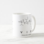 Mug du nom du peptide Vik (Devant droit)