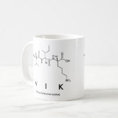Mug du nom du peptide Vik (Devant gauche)