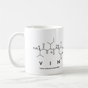 Mug du nom du peptide Vin