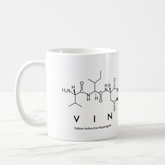 Mug du nom du peptide Vin (Gauche)