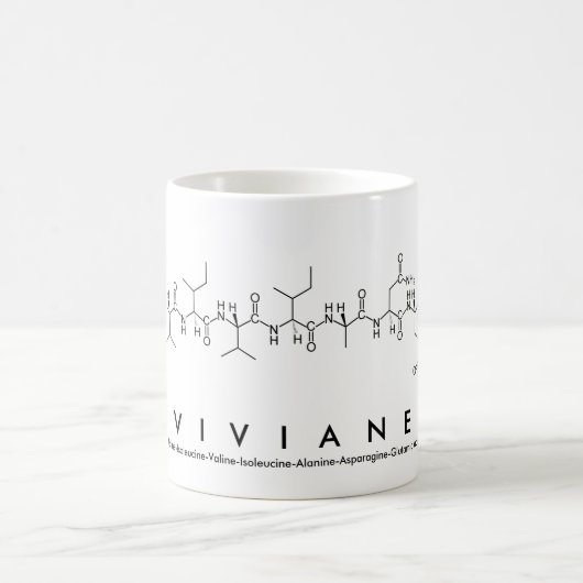 Mug du nom du peptide viviane (Centre)