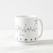 Mug du nom du peptide Waldemar (Devant droit)