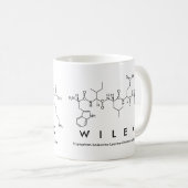 Mug du nom du peptide Wilek (Devant droit)