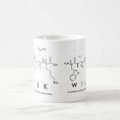 Mug du nom du peptide Wilek (Centre)