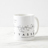 Mug du nom du peptide Yasser (Devant droit)