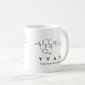 Mug du nom du peptide Yvan (Devant droit)