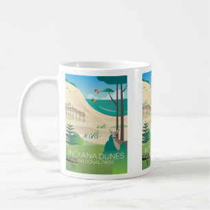 Mug du parc national des dunes d'Indiana