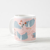 Mug du parc national Yosemite en rose (Devant gauche)