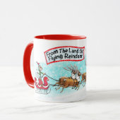 Mug Du Pays Des Rennes Volantes ! (Devant gauche)