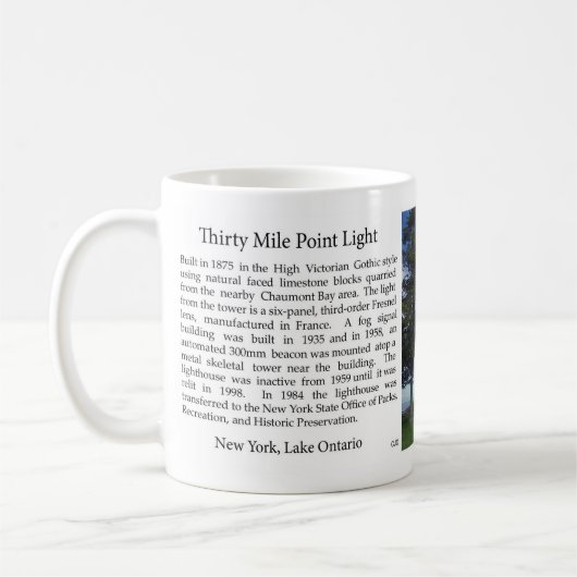 Mug du phare de 30 Mile Point (Gauche)