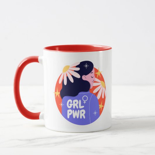 Mug du pouvoir féminin (Gauche)