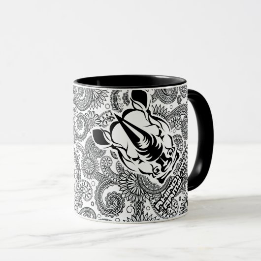 Mug du premier logo Rhino (Devant droit)
