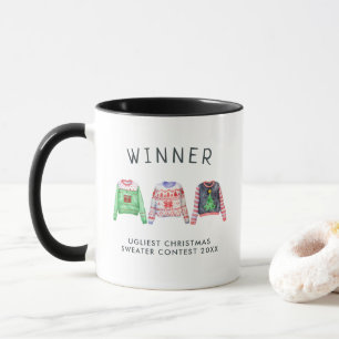 Mug du prix de concours de pull de Noël laid