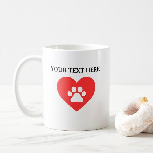 Mug du propriétaire du chien familier (Avec donut)