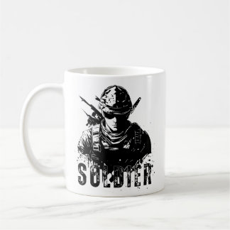 Mug du soldat - Conception audacieuse d'hommage mi