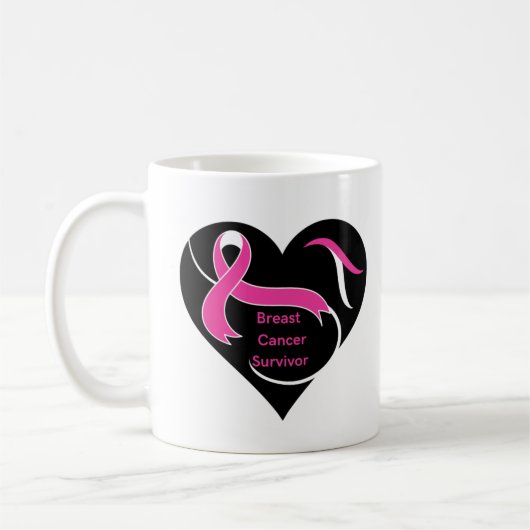 Mug du survivant du cancer du sein (Gauche)