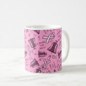 Mug du survivant du cancer du sein (Devant droit)