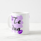 Mug DUA de Te - Albanais - je t'aime (Devant gauche)