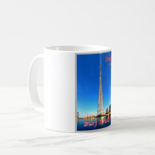 Mug Dubaï - Burj Khalifa - (Devant gauche)