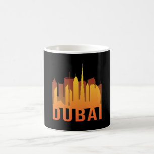 Mug Dubaï City Cityscape Skyline Drôle idée cadeau