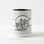 Mug Dubaï City Linge élégant Ringer 15oz (Centre)