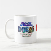 Mug Dubaï coloré et passionnant (Gauche)
