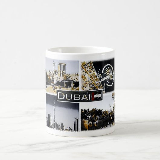 Mug Dubaï - Emirats Arabes Unis - Mosaic - (Centre)