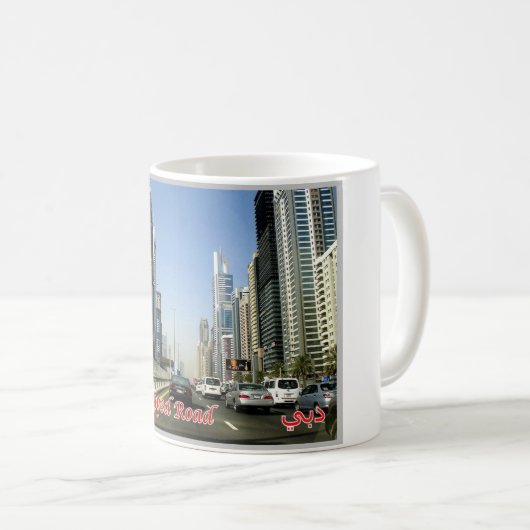 Mug Dubaï - Sheikh Zayed Road - (Devant droit)