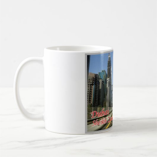 Mug Dubaï - Sheikh Zayed Road - (Gauche)