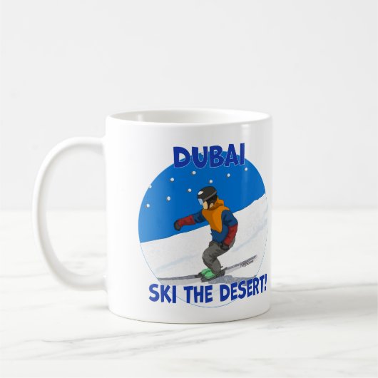 Mug Dubaï, Ski Dans Le Désert (Gauche)