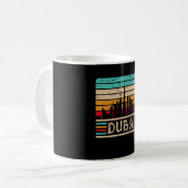 Mug Dubaï Skyline Vintage Émirats arabes unis (Devant gauche)