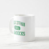 Mug Dublin Coffman - shamrocks - haut - Dublin Ohio (Devant gauche)