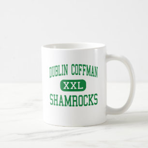 Mug Dublin Coffman - shamrocks - haut - Dublin Ohio