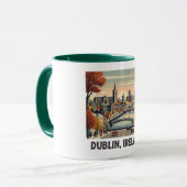 Mug Dublin en automne (Devant gauche)