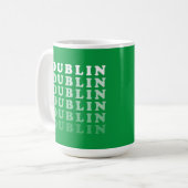 Mug Dublin Irlande, j'aime Dublin (Devant gauche)