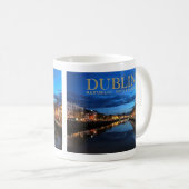 Mug Dublin Irlande Twilight (Devant droit)