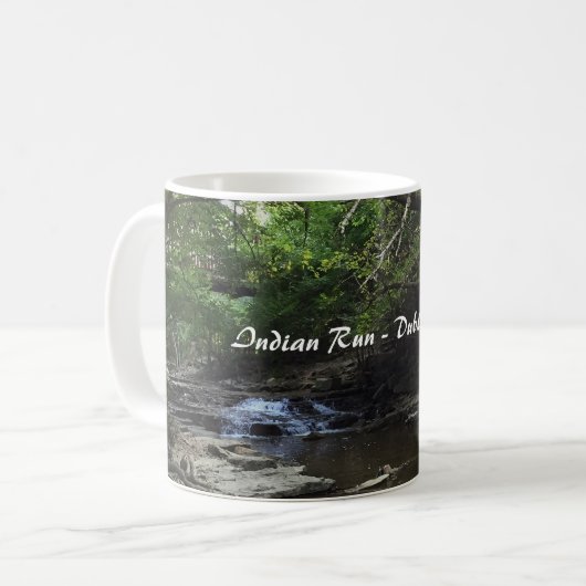 Mug Dublin Ohio Indian Run Creek (Devant gauche)