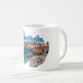 Mug Dubrovnik avec une vue (Devant droit)