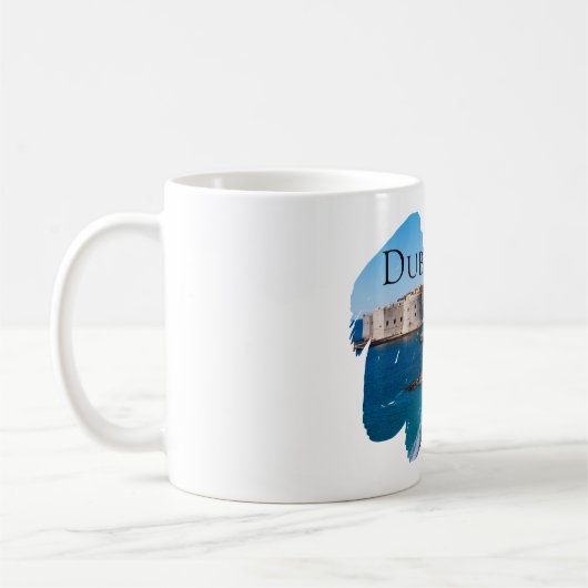 Mug Dubrovnik avec une vue (Gauche)