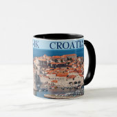 Mug Dubrovnik Croatie Pittoresque Musique (Devant droit)