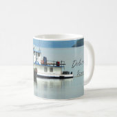 Mug Dubuque, Iowa Pusher Boat sur le Mississippi (Devant droit)