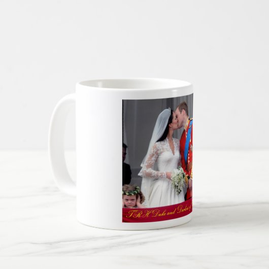 Mug Duc et duchesse de Cambridge Mariage royal (Devant gauche)
