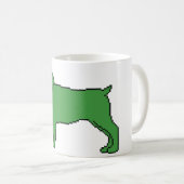 Mug Duc l'animal familier virtuel de chien (Devant droit)