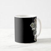 Mug Duck Deer Dove Camo Cross Christian Hello Hunting (Devant droit)